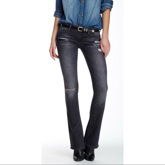 Black Orchid India Bootcut Dark Wash Jeans - Picture 2 of 8